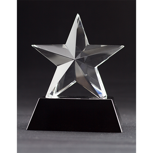 3D Crystal Star Award