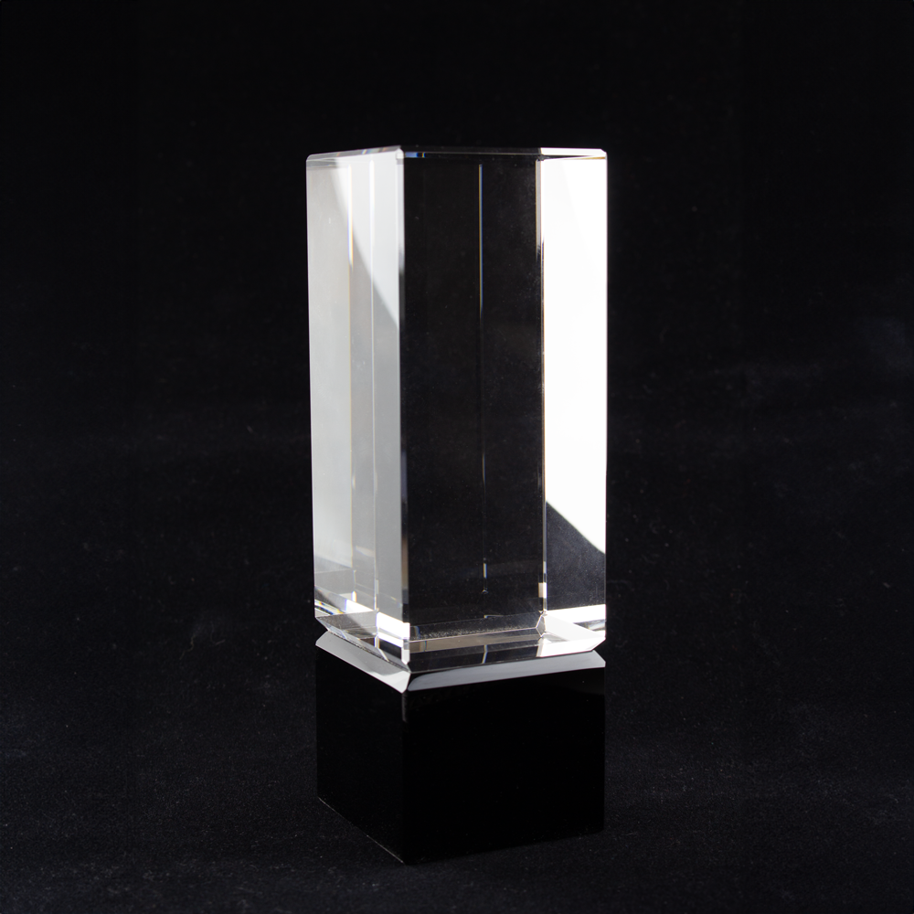 Crystal Column on Black Crystal Base