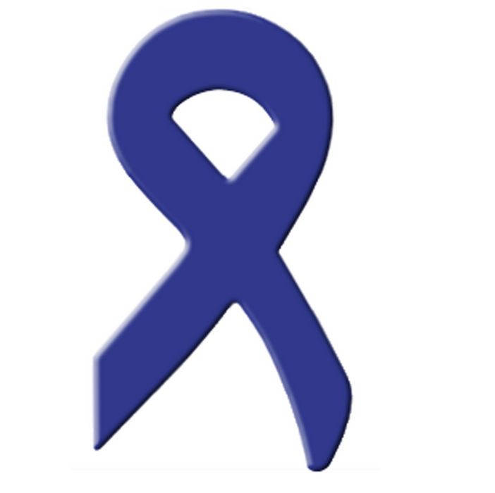 Blue Ribbon Lapel Pin