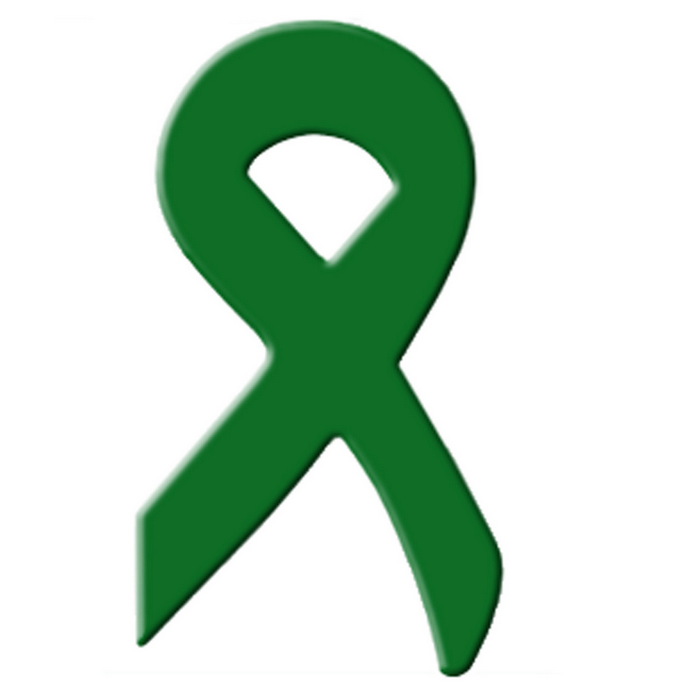 Green Ribbon Lapel Pin