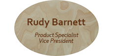 Oval Engraved Wood Name Tag