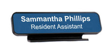 2 x 10 Engraved Desk Name Plate with Designer Frame