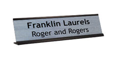 2 x 8 Engraved Desk Name Plate