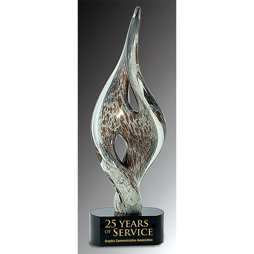 Twisted Spire Art Glass Award